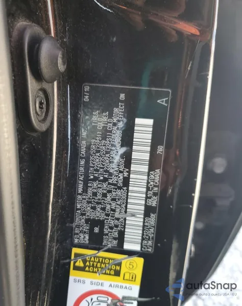 2010 Lexus Rx 350 из США, поврежденный, VIN 2T2ZK1BA6AC030054